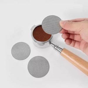 mesh put into portafilter