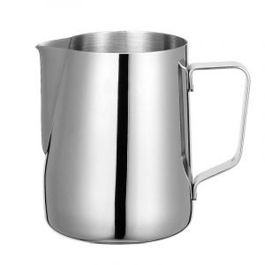Milk frothing pitcher 20 oz barista basics latte art steam pitcher milk jug stainless steel espresso part