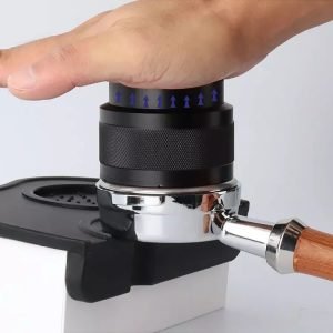 Press Type Espresso Coffee Tamper Distributor  adjustable depth professional espresso hand tamper